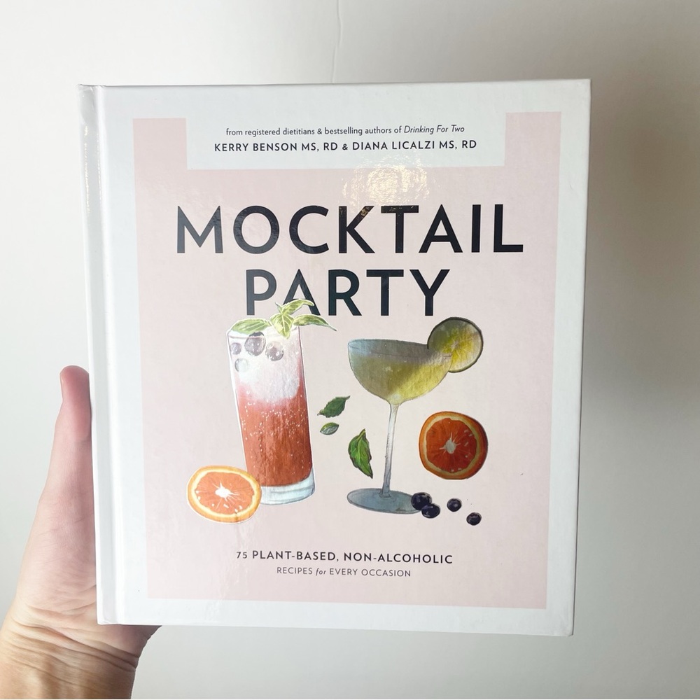 NEW Mocktail Party Recipe Hard Cover Book